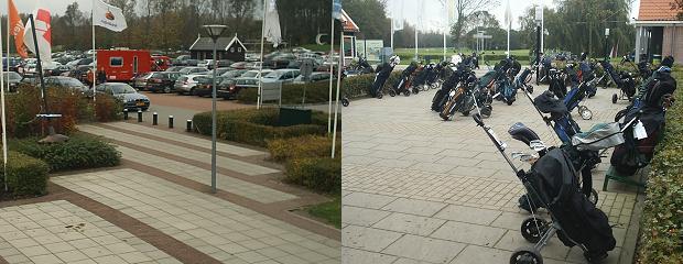 Parkeergelegenheid golfterrein.